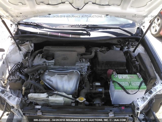 4T1BF1FK4CU109768 - 2012 TOYOTA CAMRY SE/LE/XLE 白色 照片 10