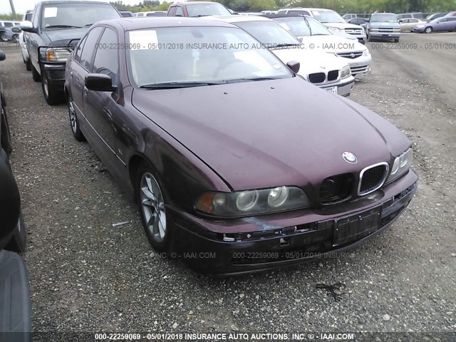 WBADT63441CF07025 - 2001 BMW 530 I AUTOMATIC MAROON photo 1