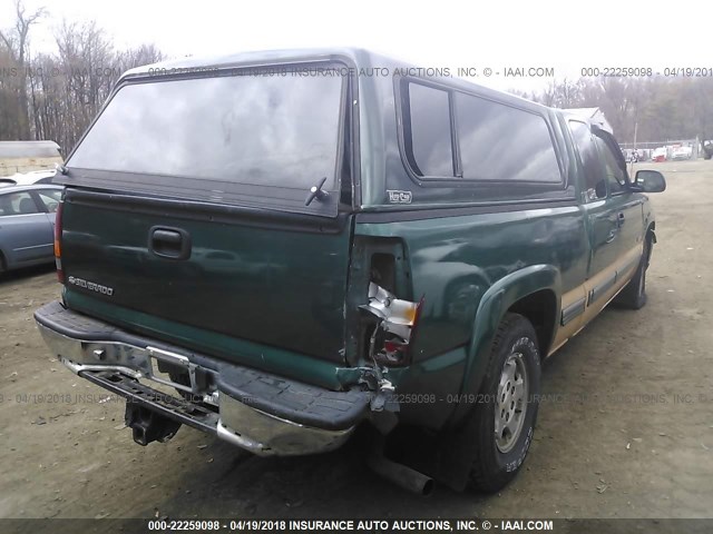 2GCEK19T2X1104944 - 1999 CHEVROLET SILVERADO K1500 მწვანე ფოტო 6