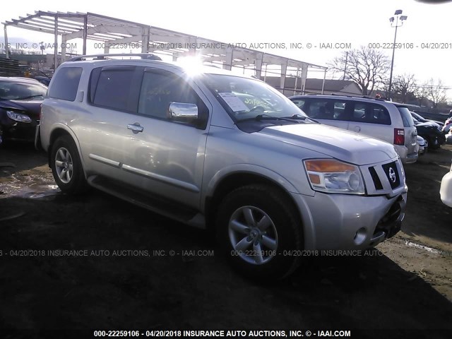 5N1BA0ND3AN606765 - 2010 NISSAN ARMADA SE/TITANIUM/PLATINUM SILVER photo 1