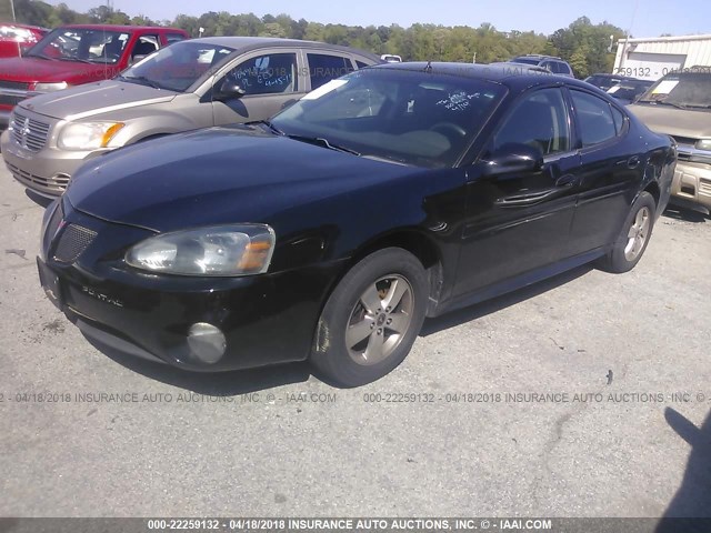 2G2WP522X51302736 - 2005 PONTIAC GRAND PRIX BLACK photo 2