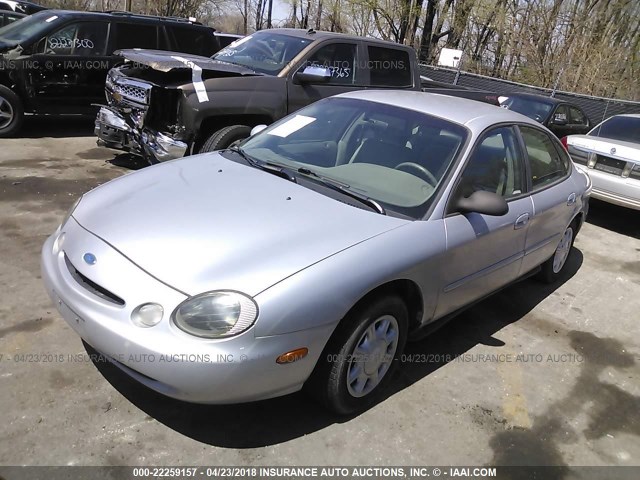 1FALP52U7VA111464 - 1997 FORD TAURUS GL SILVER photo 2