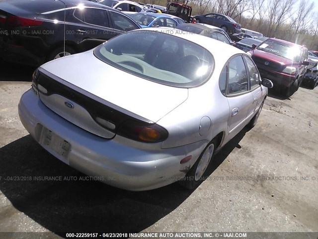 1FALP52U7VA111464 - 1997 FORD TAURUS GL SILVER photo 4