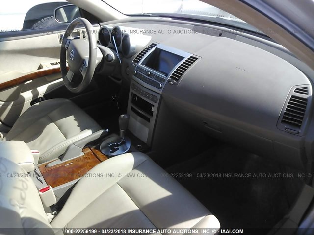 1N4BA41EX5C831993 - 2005 NISSAN MAXIMA SE/SL TAN photo 5