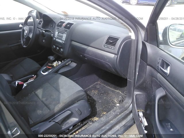 3VWJZ7AJ2AM026914 - 2010 VOLKSWAGEN JETTA S 灰色 照片 5