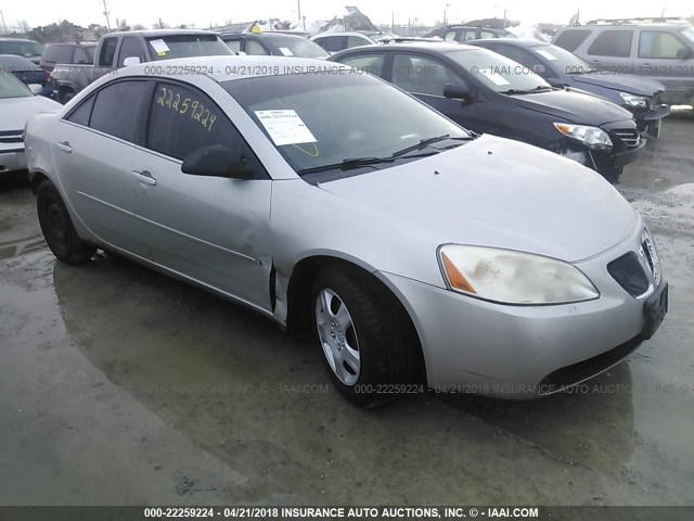 1G2ZF58B974108729 - 2007 PONTIAC G6 VALUE LEADER/BASE SILVER photo 1