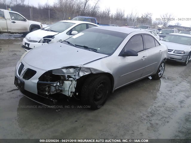 1G2ZF58B974108729 - 2007 PONTIAC G6 VALUE LEADER/BASE SILVER photo 2