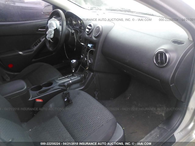 1G2ZF58B974108729 - 2007 PONTIAC G6 VALUE LEADER/BASE SILVER photo 5