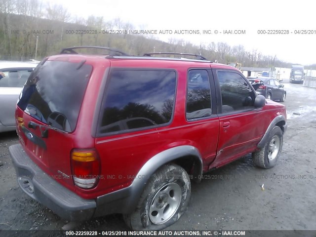 1FMZU24E9XUB30855 - 1999 FORD EXPLORER RED photo 6