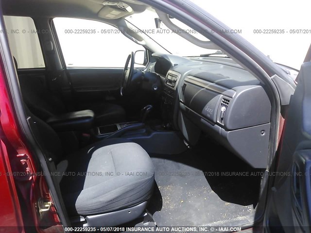1J4GW48S04C153454 - 2004 JEEP GRAND CHEROKEE LAREDO/COLUMBIA/FREEDOM 红色 照片 5