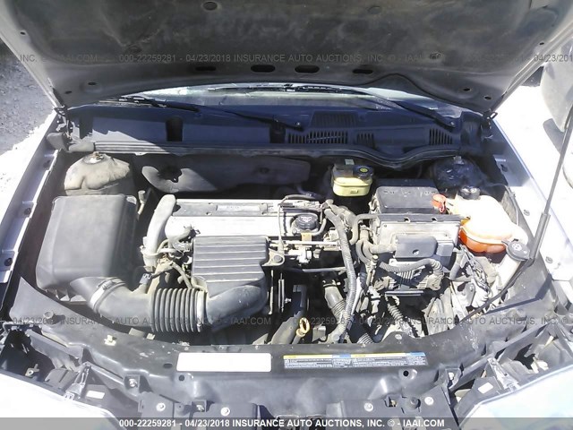 1G8AG52F43Z185985 - 2003 SATURN ION LEVEL 1 SILVER photo 10