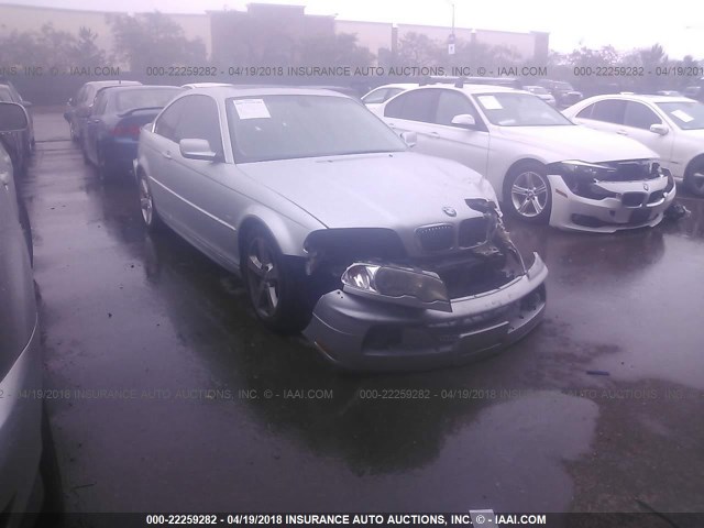 WBABN53432PH01728 - 2002 BMW 330 CI SILVER photo 1