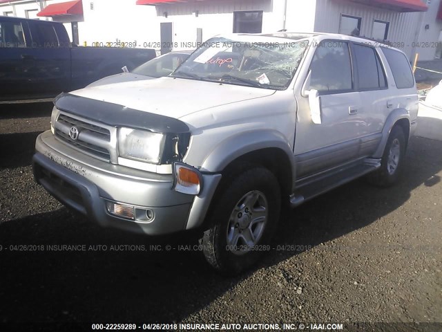 JT3HN87R9Y9042198 - 2000 TOYOTA 4RUNNER LIMITED WHITE photo 2