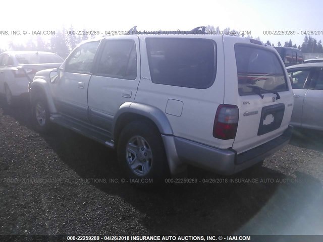 JT3HN87R9Y9042198 - 2000 TOYOTA 4RUNNER LIMITED WHITE photo 3