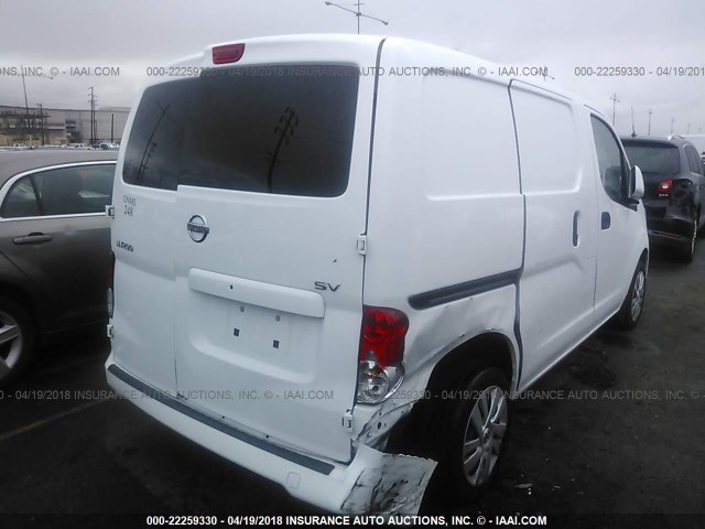 3N6CM0KN0HK695799 - 2017 NISSAN NV200 2.5S/2.5SV WHITE photo 4