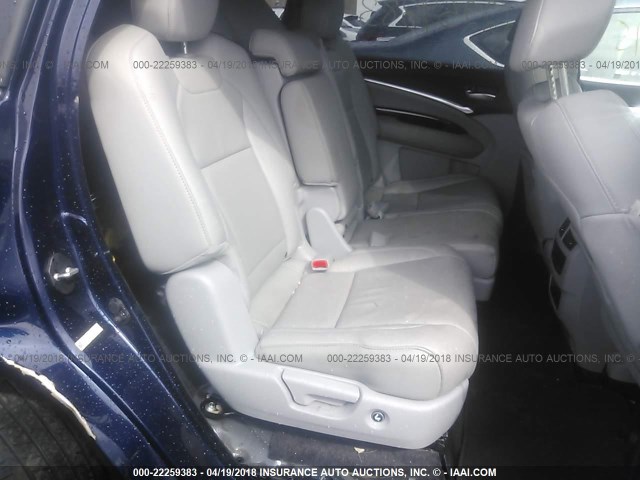 5FRYD4H42GB025725 - 2016 ACURA MDX TECHNOLOGY BLUE photo 8