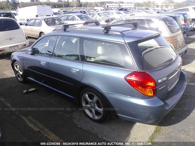 4S3BP676364300313 - 2006 SUBARU LEGACY GT LIMITED BLUE photo 3