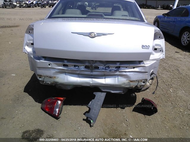 2C3JA53GX5H664093 - 2005 CHRYSLER 300 TOURING SILVER photo 6