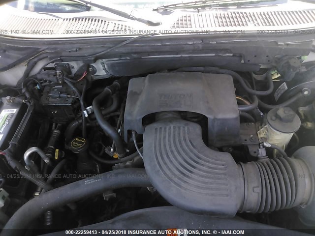 1FMPU16L11LA64215 - 2001 FORD EXPEDITION XLT Gümüş foto 10