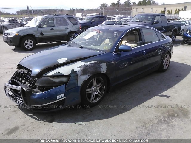 WAUDG74F15N062745 - 2005 AUDI A6 3.2 QUATTRO BLUE photo 2