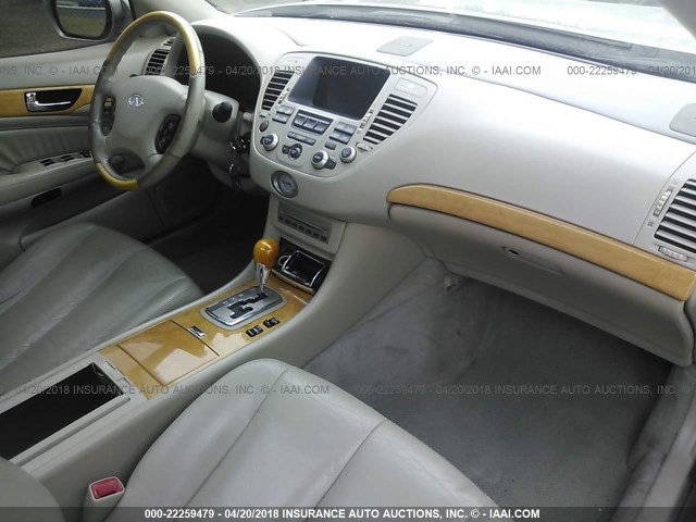 JNKBF01A03M100464 - 2003 INFINITI Q45 SILVER photo 5