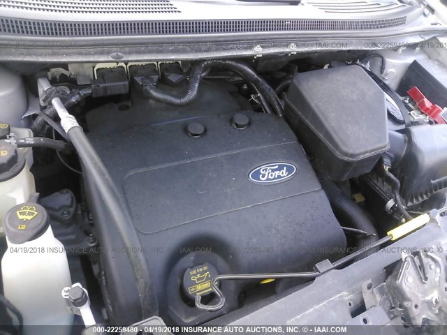 2FMDK3GC5BBB13209 - 2011 FORD EDGE SE SILVER photo 10