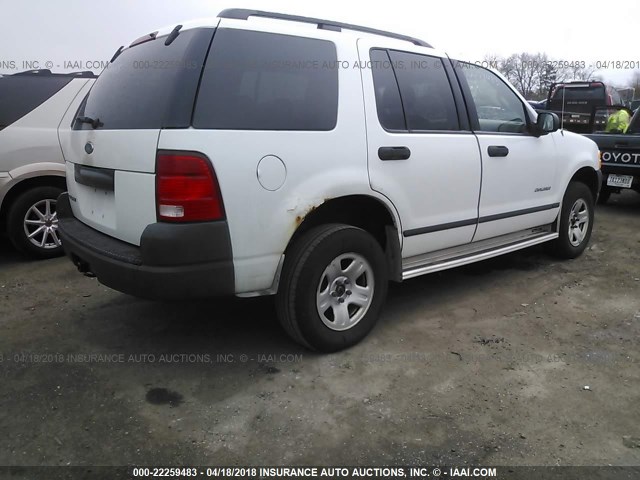 1FMZU72K74UB53553 - 2004 FORD EXPLORER XLS/XLS SPORT WHITE photo 4