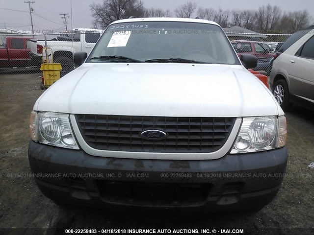 1FMZU72K74UB53553 - 2004 FORD EXPLORER XLS/XLS SPORT WHITE photo 6