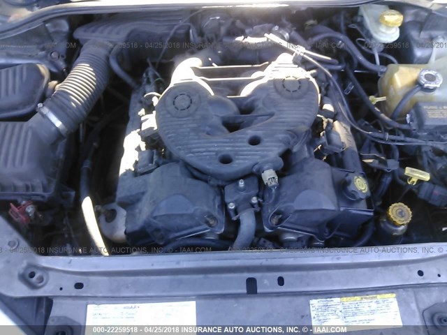 2B3HD46R24H651749 - 2004 DODGE INTREPID SE GRAY photo 10