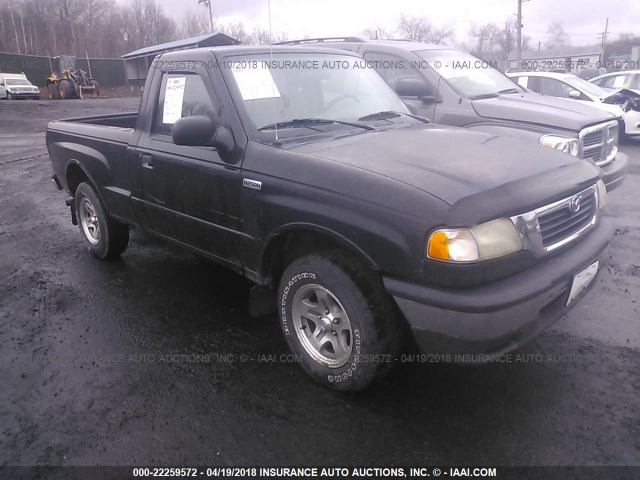 4F4YR12C3XTM01709 - 1999 MAZDA B2500 BLACK photo 1