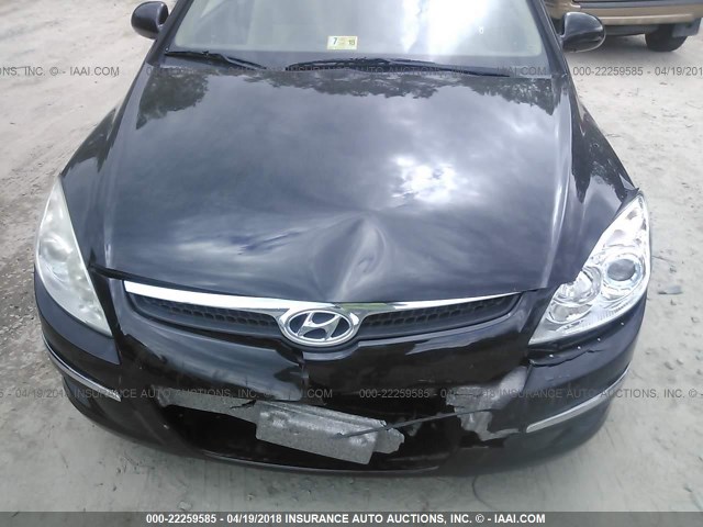 KMHDC8AE3CU139372 - 2012 HYUNDAI ELANTRA TOURING GLS/SE BLACK photo 6