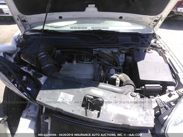 1G1ZT54835F144067 - 2005 CHEVROLET MALIBU LS თეთრი ფოტო 10