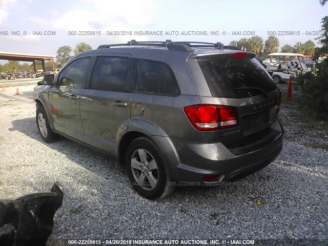 3C4PDCCG7CT200104 - 2012 DODGE JOURNEY SXT GRAY photo 3