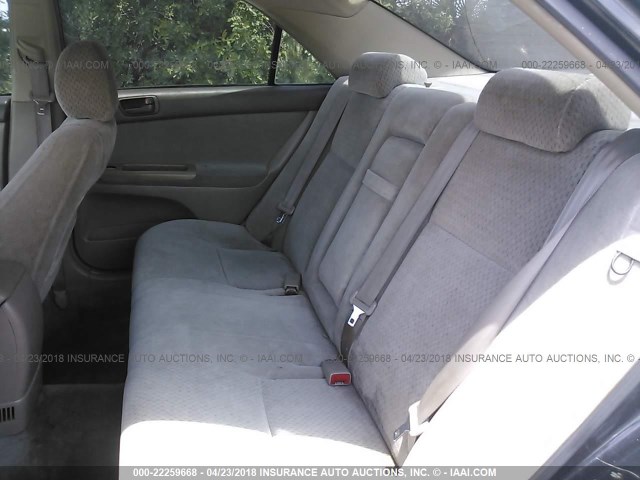 4T1BE32K92U115133 - 2002 TOYOTA CAMRY LE/XLE/SE 蓝色 照片 8