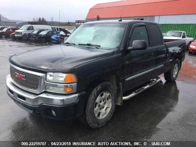 2GTEK19T531128973 - 2003 GMC NEW SIERRA K1500 BLACK photo 2