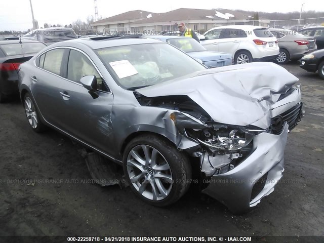 JM1GJ1V51F1185068 - 2015 MAZDA 6 TOURING GRAY photo 1