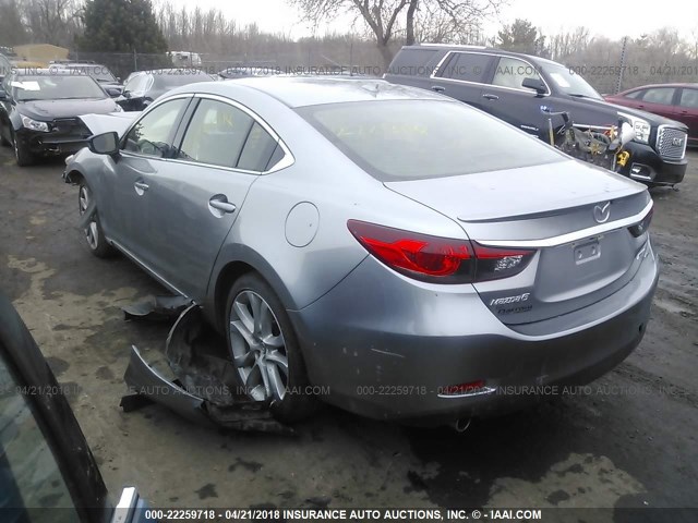 JM1GJ1V51F1185068 - 2015 MAZDA 6 TOURING GRAY photo 3