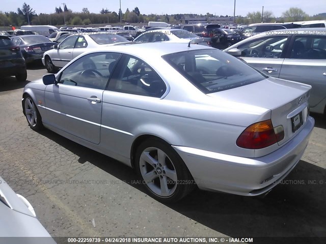 WBABM5346YJN92953 - 2000 BMW 328 CI SILVER photo 3