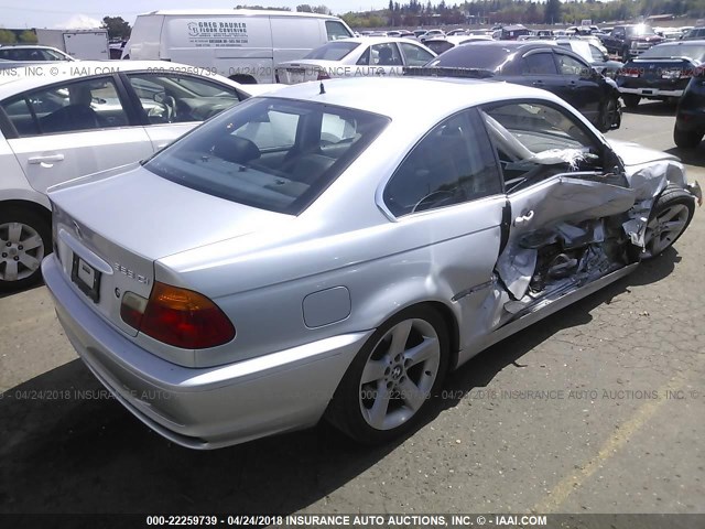 WBABM5346YJN92953 - 2000 BMW 328 CI SILVER photo 4