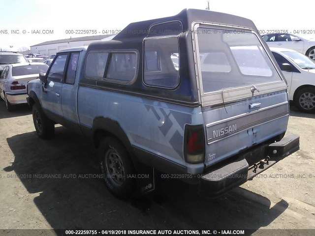 1N6ND06Y8FC338323 - 1985 NISSAN 720 KING CAB BLUE photo 3