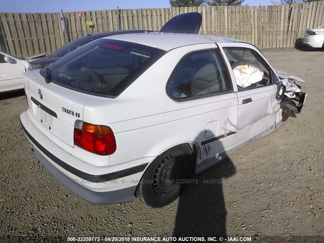 WBACG732XTAS97403 - 1996 BMW 318 TI WHITE photo 4