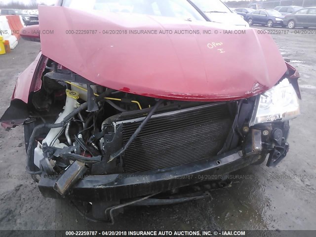 1B3BD1FB7BN534891 - 2011 DODGE AVENGER MAINSTREET RED photo 6