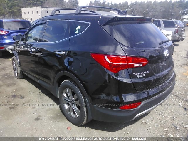 5XYZUDLBXGG305784 - 2016 HYUNDAI SANTA FE SPORT  BLACK photo 3