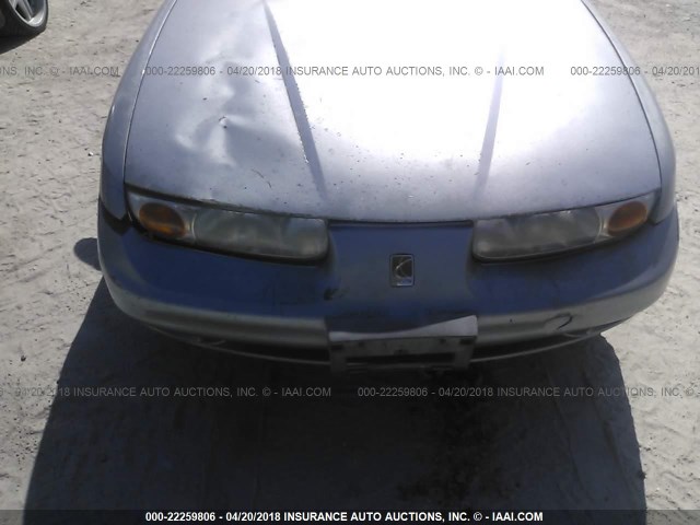 1G8ZH52852Z306281 - 2002 SATURN SL1 BLUE photo 6