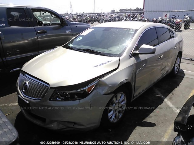 1G4GB5G30CF216725 - 2012 BUICK LACROSSE CONVENIENCE GOLD photo 2