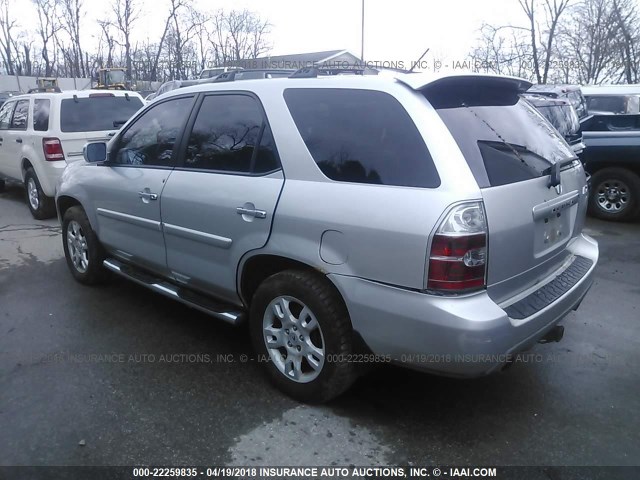 2HNYD18736H000121 - 2006 ACURA MDX TOURING SILVER photo 3