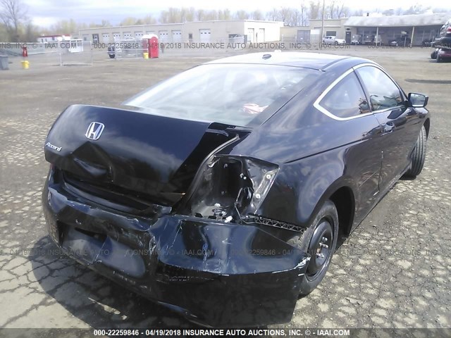 1HGCS12898A016642 - 2008 HONDA ACCORD EXL BLACK photo 4