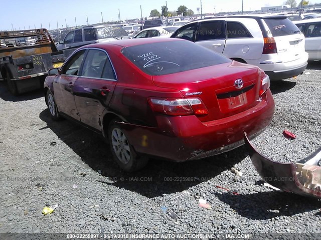 4T1BE46K79U294430 - 2009 TOYOTA CAMRY SE/LE/XLE 红色 照片 3