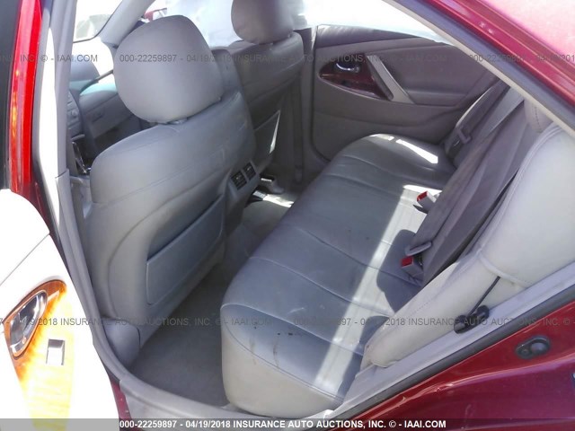 4T1BE46K79U294430 - 2009 TOYOTA CAMRY SE/LE/XLE 红色 照片 8