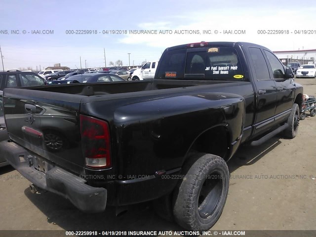 3D7MX48C56G220070 - 2006 DODGE RAM 3500 ST/SLT BLACK photo 4